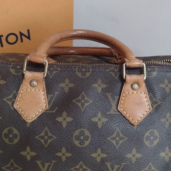 🤎🧡 Authentic Louis Vuitton Speedy 35 in monogram 🧡🤎 - Picture 14 of 17
